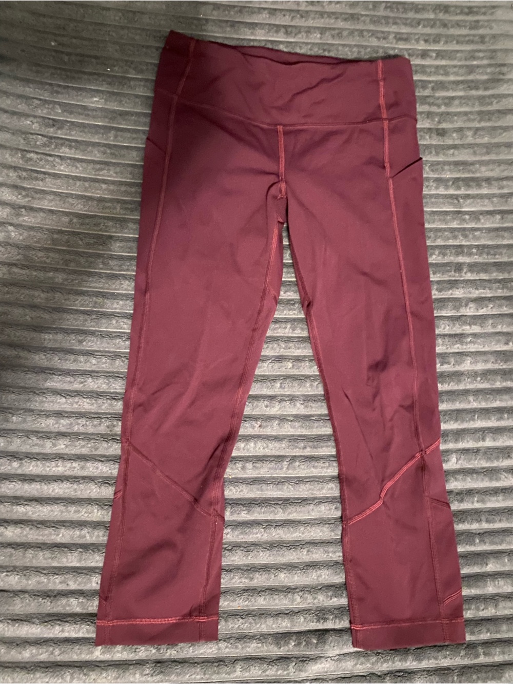 lululemon athletica Deep Burgundy Active Leggings